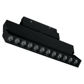 Reflektor szynowy magnetyczny liniowy, regulowany, 12 W, 960 lm, 4000 K, czarny, M-LINE DPM