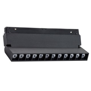 Reflektor szynowy magnetyczny liniowy, regulowany, 12 W, 960 lm, 4000 K, czarny, M-LINE DPM