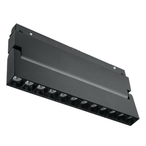 Reflektor szynowy magnetyczny liniowy, regulowany, 12 W, 960 lm, 4000 K, czarny, M-LINE DPM