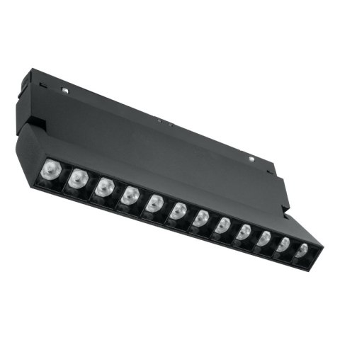 Reflektor szynowy magnetyczny liniowy, regulowany, 12 W, 960 lm, 4000 K, czarny, M-LINE DPM
