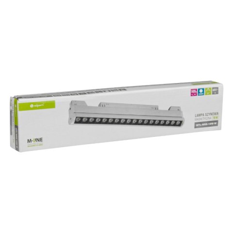 Reflektor szynowy magnetyczny liniowy, regulowany, 18 W,1400 lm, 4000 K, biały, M-LINE DPM