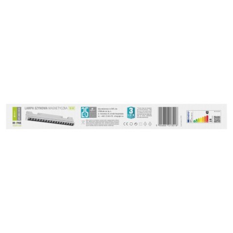 Reflektor szynowy magnetyczny liniowy, regulowany, 18 W,1400 lm, 4000 K, biały, M-LINE DPM