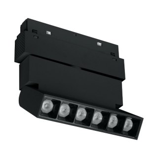Reflektor szynowy magnetyczny liniowy, regulowany, 6 W, 480 lm, 4000 K, czarny, M-LINE DPM