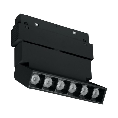 Reflektor szynowy magnetyczny liniowy, regulowany, 6 W, 480 lm, 4000 K, czarny, M-LINE DPM