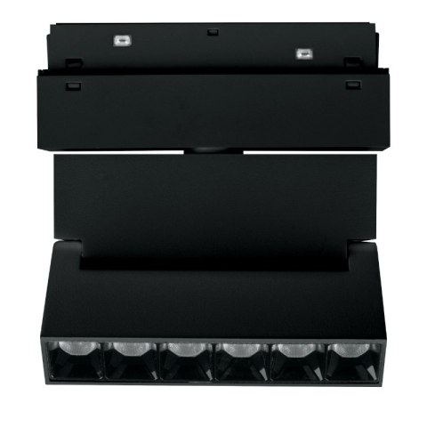 Reflektor szynowy magnetyczny liniowy, regulowany, 6 W, 480 lm, 4000 K, czarny, M-LINE DPM