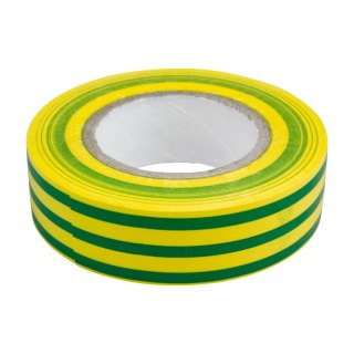 Taśma izolacyjna 19 mm, 20 m, żółto-zielona