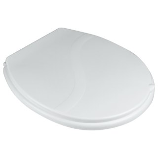 Zestaw WC - deska, szczotka, uchwyt na papier, biały DPM