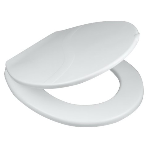 Zestaw WC - deska, szczotka, uchwyt na papier, biały DPM
