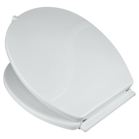 Zestaw WC - deska, szczotka, uchwyt na papier, biały DPM