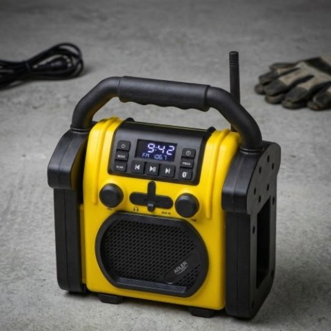 Adler Radio budowlane z Bluetooth - IPX 54