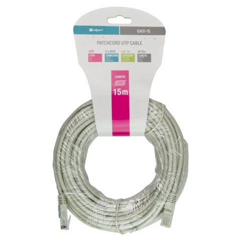 Kabel UTP, cat. 5e, 15 m