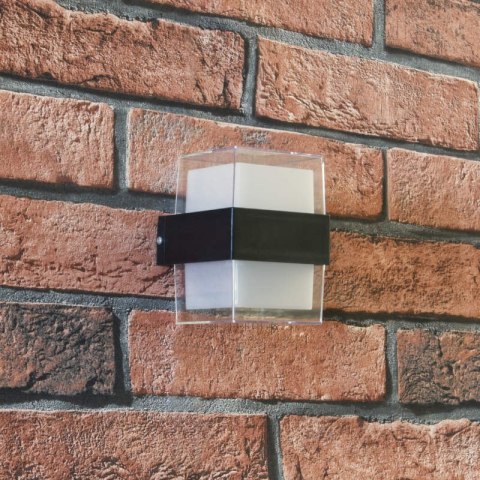 Kinkiet zewnętrzny LED, 10 W, 1000 lm, 4000 K, IP54, czarny