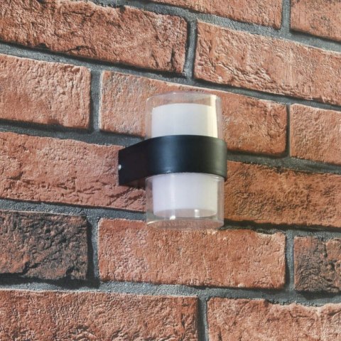 Kinkiet zewnętrzny LED, 10 W, 1000 lm, 4000 K, IP54, czarny