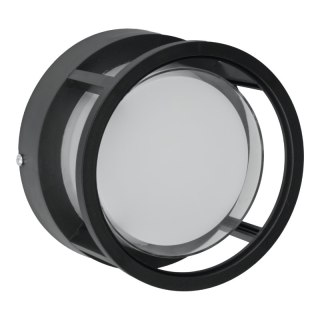 Kinkiet zewnętrzny LED, 12 W, 1200 lm, 4000 K, IP54, czarny