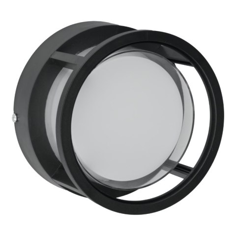 Kinkiet zewnętrzny LED, 12 W, 1200 lm, 4000 K, IP54, czarny