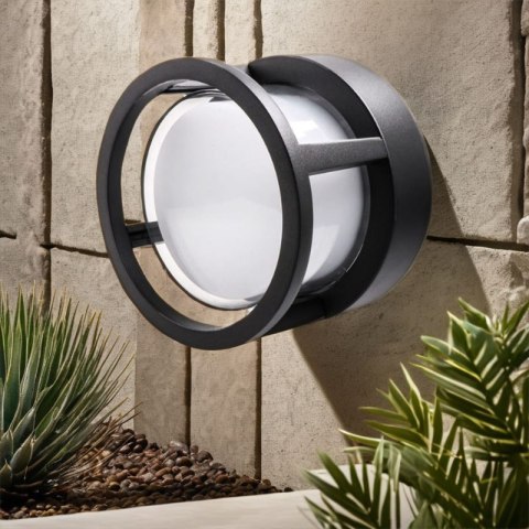 Kinkiet zewnętrzny LED, 12 W, 1200 lm, 4000 K, IP54, czarny