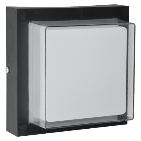 Kinkiet zewnętrzny LED, 18 W, 1800 lm, 4000 K, IP54, czarny