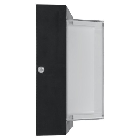 Kinkiet zewnętrzny LED, 18 W, 1800 lm, 4000 K, IP54, czarny