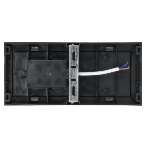Kinkiet zewnętrzny LED, 18 W, 1800 lm, 4000 K, IP54, czarny