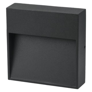 Kinkiet zewnętrzny LED, 3 W, 270 lm, 4000 K, IP54, czarny