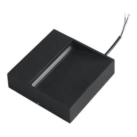 Kinkiet zewnętrzny LED, 3 W, 270 lm, 4000 K, IP54, czarny