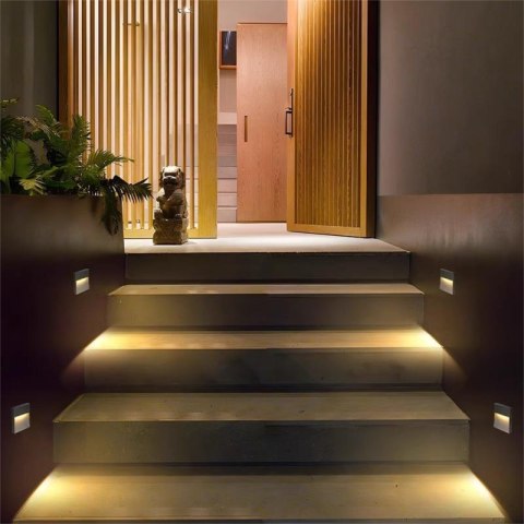 Kinkiet zewnętrzny LED, 3 W, 270 lm, 4000 K, IP54, czarny