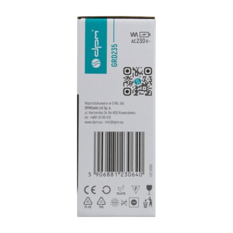 Kinkiet zewnętrzny LED, 3 W, 270 lm, 4000 K, IP54, czarny
