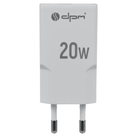 Ładowarka sieciowa 2 x USB (A+C), QC 3.0, PD, PPS, 3 A, 20 W, biała