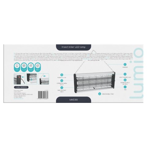 Lampa owadobójcza LED, 2 x 6 W, LUMIO