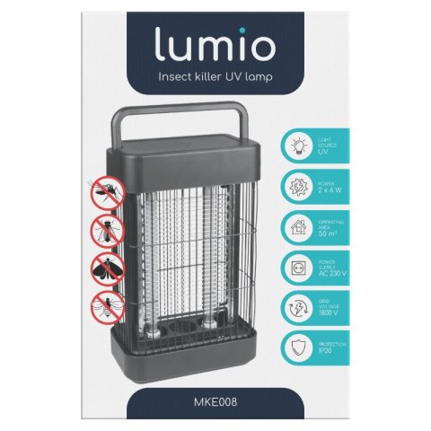 Lampa owadobójcza LED, 2 x 6 W, LUMIO
