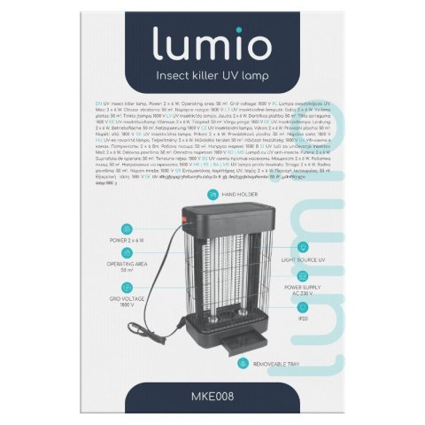 Lampa owadobójcza LED, 2 x 6 W, LUMIO
