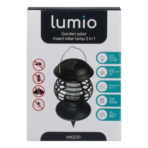 Lampa owadobójcza LED solarna 2 w 1, LUMIO