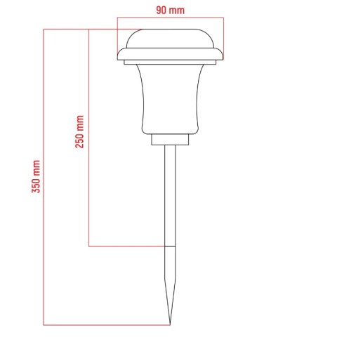 Lampa owadobójcza LED solarna 2 w 1, LUMIO
