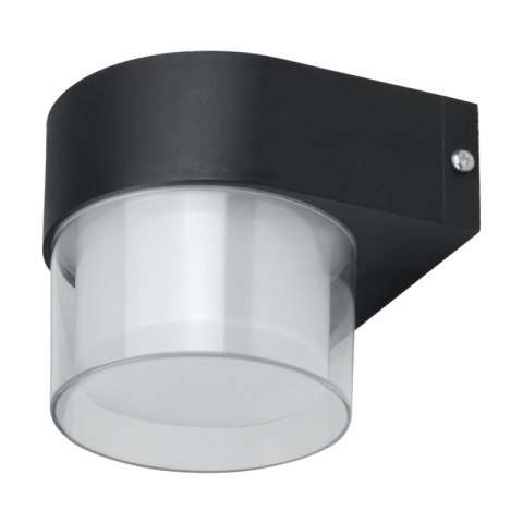 Lampa solarna zewnętrzna, 2 W, 300 lm, 3000/6000 K, IP65, czarna