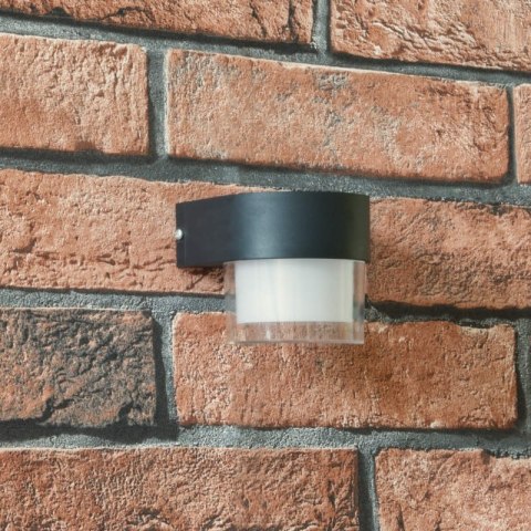 Lampa solarna zewnętrzna, 2 W, 300 lm, 3000/6000 K, IP65, czarna