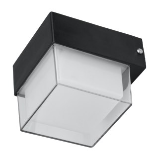 Lampa solarna zewnętrzna, 2 W, 300 lm, 3000/6000 K, IP65, czarna