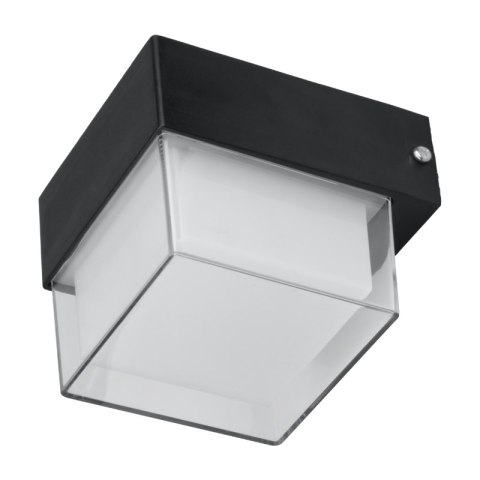 Lampa solarna zewnętrzna, 2 W, 300 lm, 3000/6000 K, IP65, czarna