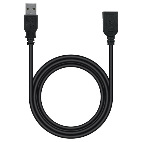 Przedlużacz USB-A, 2 m, czarny