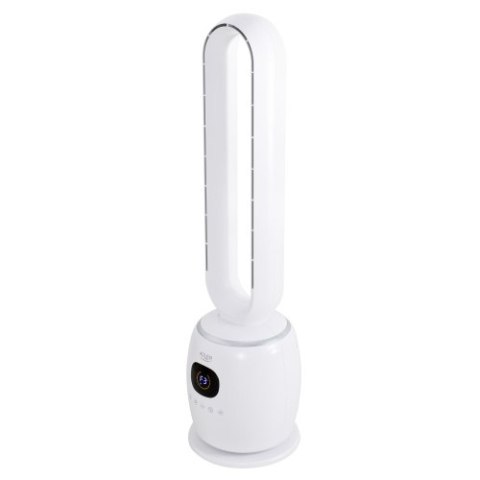 Adler Bezłopatkowy Wentylator Kolumnowy 86 cm z Pilotem, Oscylacja 60°, 3 Prędkości, 3 Tryby Pracy, Timer 1-12 h, LED