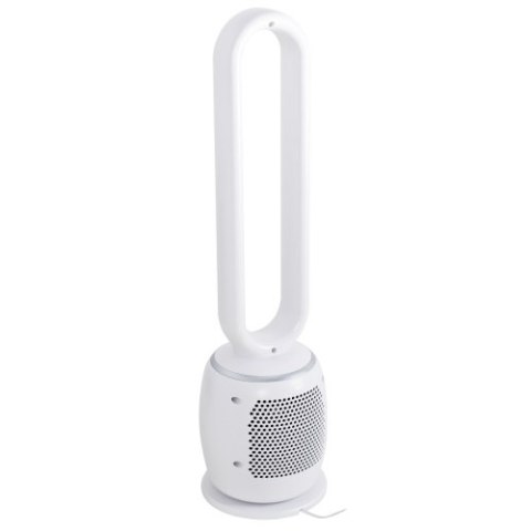 Adler Bezłopatkowy Wentylator Kolumnowy 86 cm z Pilotem, Oscylacja 60°, 3 Prędkości, 3 Tryby Pracy, Timer 1-12 h, LED
