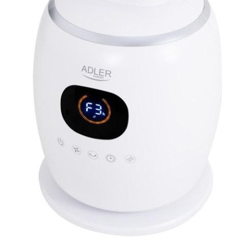 Adler Bezłopatkowy Wentylator Kolumnowy 86 cm z Pilotem, Oscylacja 60°, 3 Prędkości, 3 Tryby Pracy, Timer 1-12 h, LED