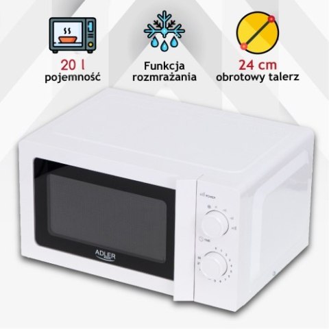 Adler Kuchenka mikrofalowa 20 L