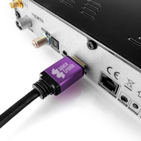 Przewód kabel HDMI 2.1 8K UHS 15m certyfikowany Spacetronic SH-SPR150