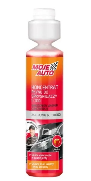 Koncentrat płynu do spryskiwacza letni płyn Jabłko Moje Auto 100:1 250ml