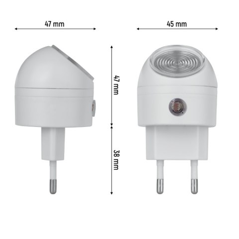 Lampka nocna LED z czujnikiem zmierzchu DPM