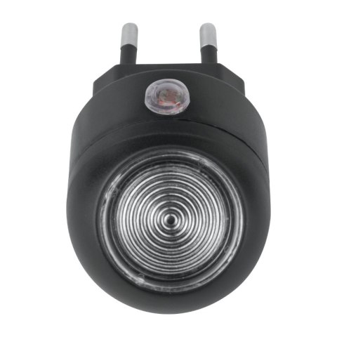Lampka nocna LED z czujnikiem zmierzchu, czarna DPM