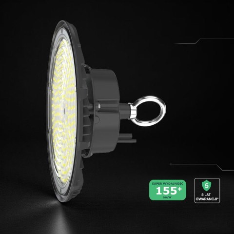 Oprawa V-TAC LED UFO high bay IP65 ALU 155Lm/W 100W VT-91102 4000K 15500lm