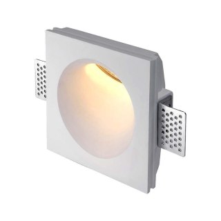 Oprawa gipsowa V-TAC GU10 kinkiet ścienny okrągły 120x120 VT-11009