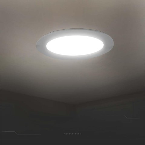 Panel LED V-TAC wpuszczanydownlight 24W okrągły fi300 VT-61024 3000K 2500lm