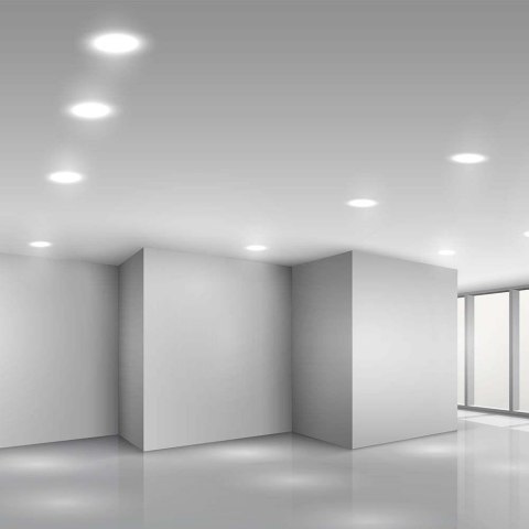 Panel LED V-TAC wpuszczanydownlight 24W okrągły fi300 VT-61024 3000K 2500lm